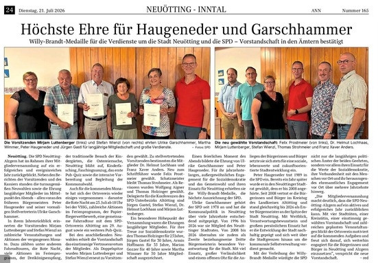 Versammlung 16.07.26